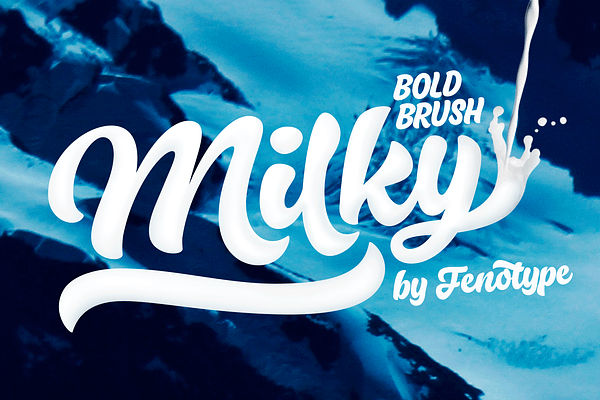Milky -Brush Script