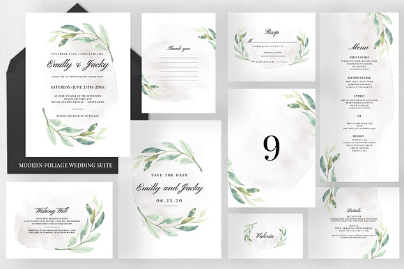 Wedding Invitation Bundle 1 in Wedding Templates - product preview 2