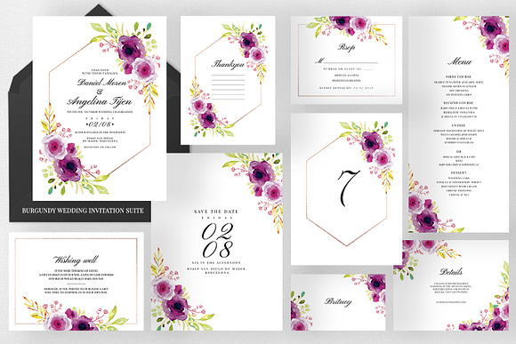 Wedding Invitation Bundle 1 in Wedding Templates - product preview 3