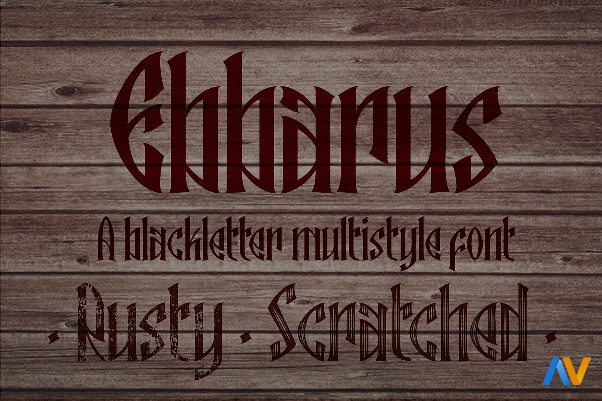 Ebbarus in Blackletter Fonts - product preview 8