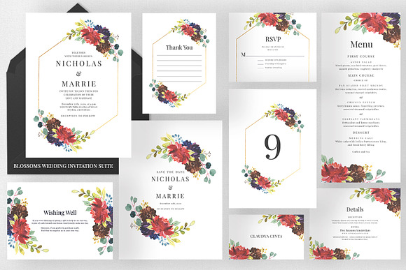 Wedding Invitation Bundle 1 in Wedding Templates - product preview 5