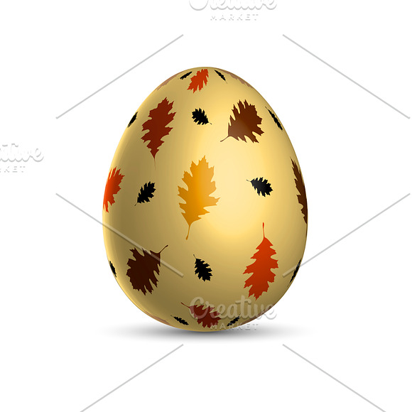 Vector colored Easter eggs in Objects - product preview 1