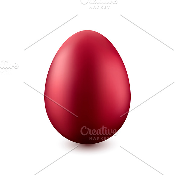 Vector colored Easter eggs in Objects - product preview 4