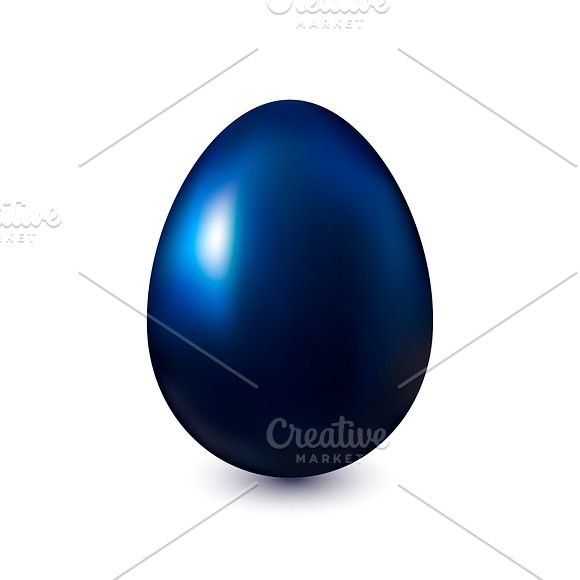 Vector colored Easter eggs in Objects - product preview 6