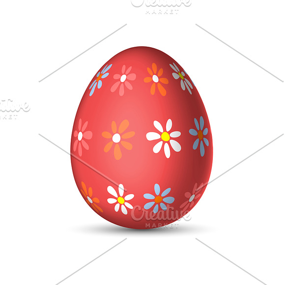 Vector colored Easter eggs in Objects - product preview 10