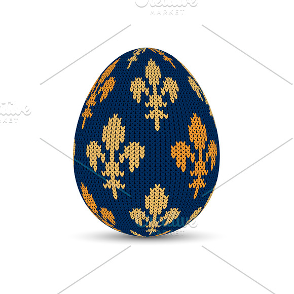 Vector colored Easter eggs in Objects - product preview 23