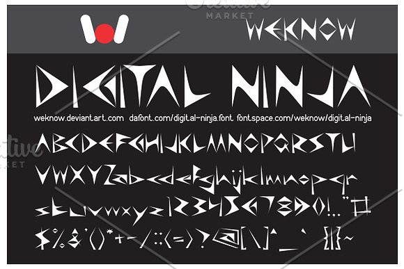 Digital Ninja Font in Display Fonts - product preview 1