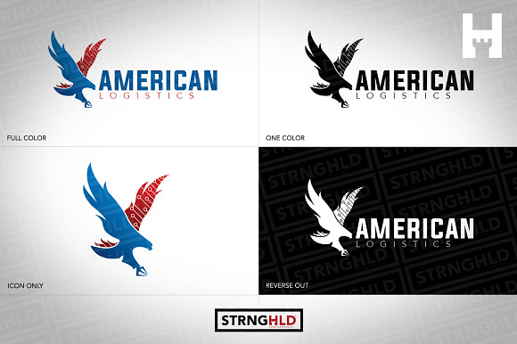 American Eagle Logo Design Template in Logo Templates - product preview 2