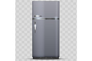 Modern Fridge Freezer refrigerator.