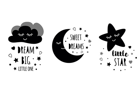 Dream Big - Baby Moon Posters in Illustrations - product preview 8