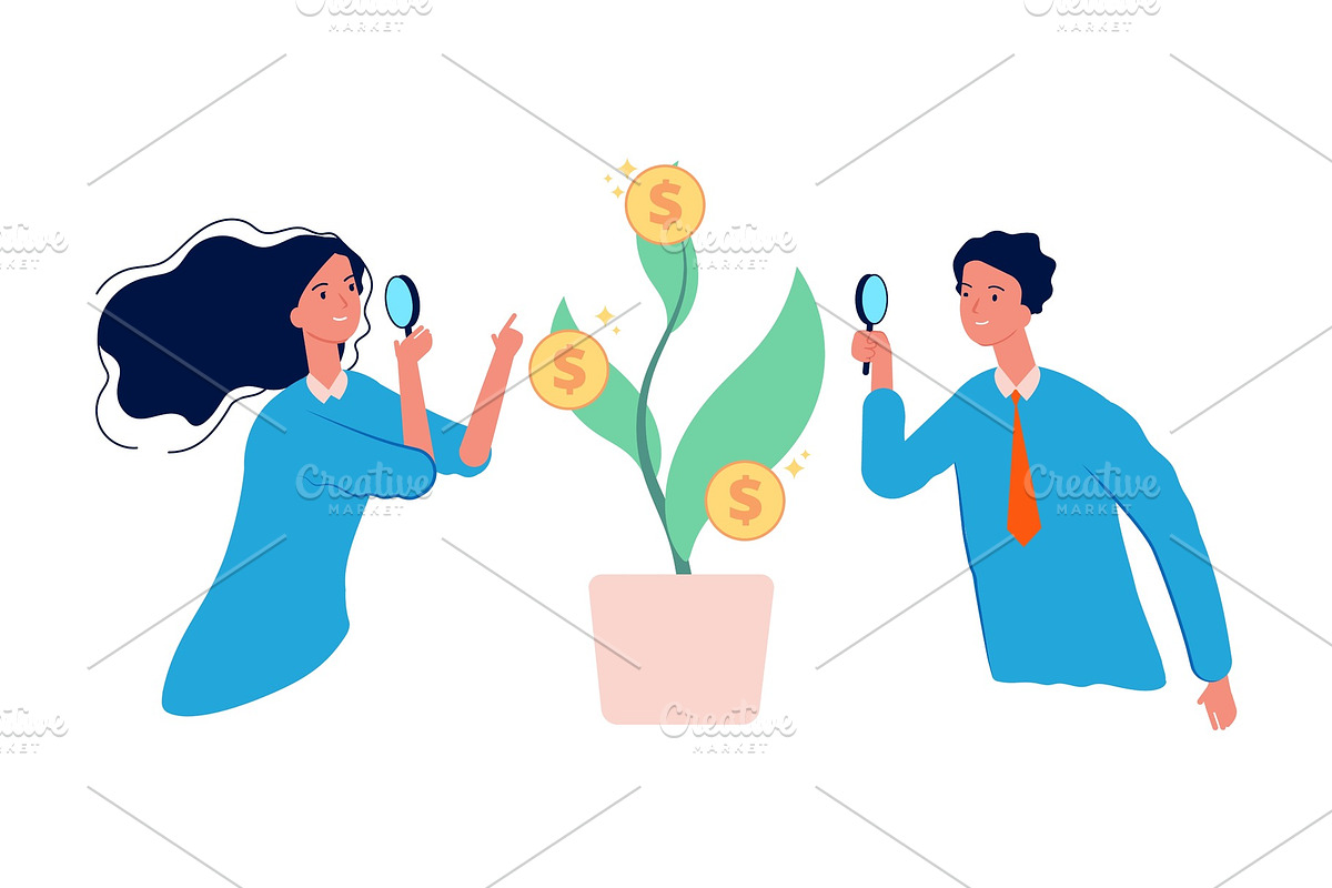 Growing money. Business prosperity in Graphics - product preview 8