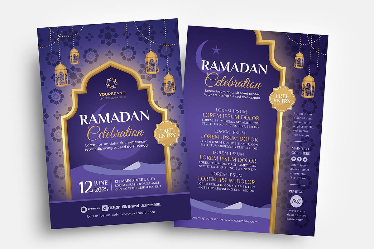 Ramadan Flyer Template in Flyer Templates - product preview 8