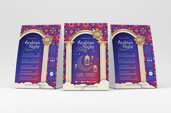 Arabic Flyer Template in Flyer Templates - product preview 1