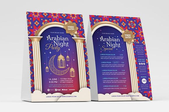 Arabic Flyer Template in Flyer Templates - product preview 2