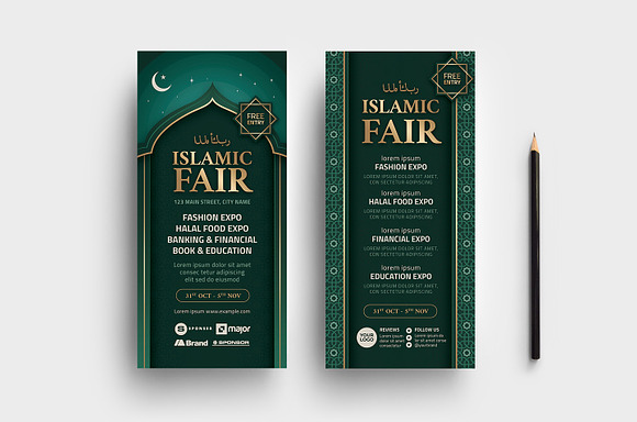 Islamic Flyer Templates in Flyer Templates - product preview 3