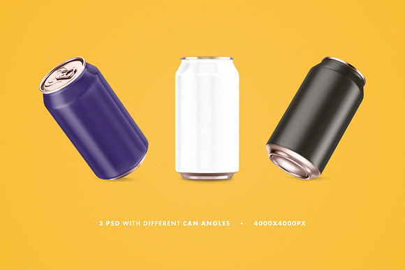 Drink Can Mockup in Product Mockups - product preview 2