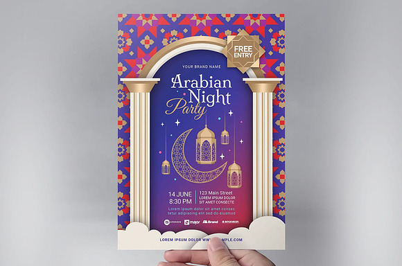 Arabic Flyer Template in Flyer Templates - product preview 8