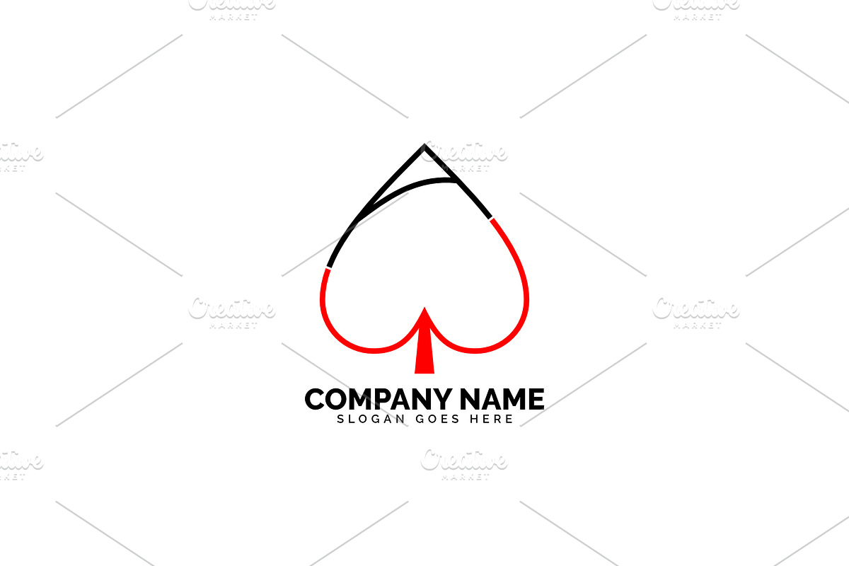 aw letter spade logo in Logo Templates - product preview 8