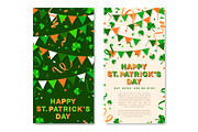 Patrick's Day vertical banners