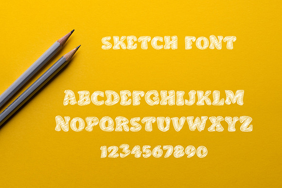 Doodle Classic - Sketch Font in Symbol Fonts - product preview 1