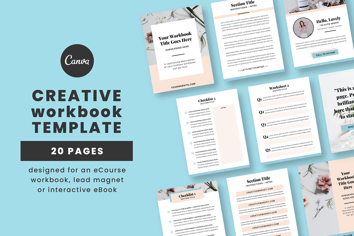 Creative Workbook for Canva in Magazine Templates - product preview 8