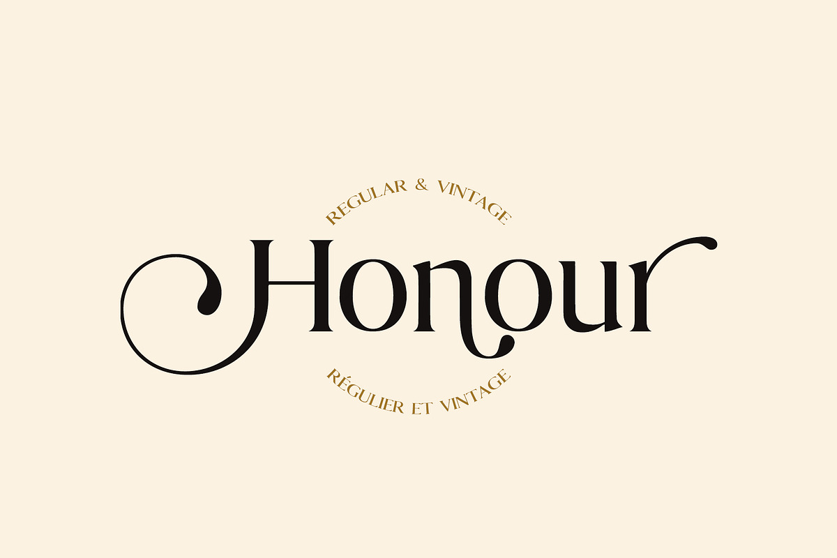 Honour Modern & Vintage Font in Serif Fonts - product preview 8