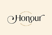 Honour Modern & Vintage Font
