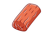 Grilled roast color icon
