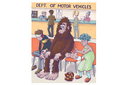 Bigfoot at the DMV