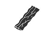 Bacon glyph icon