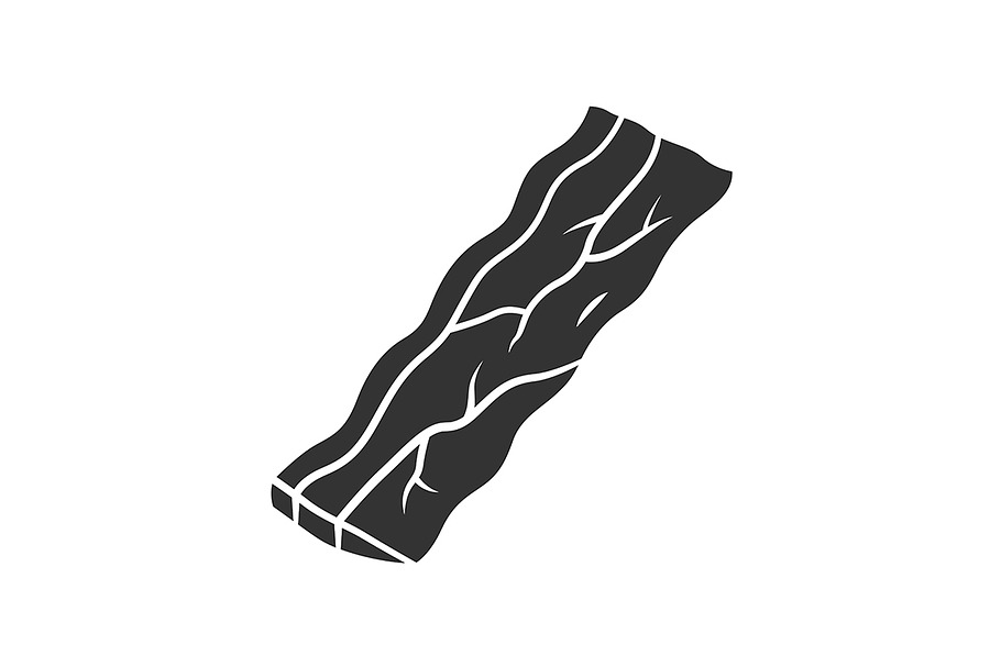 Bacon glyph icon in Icons - product preview 8