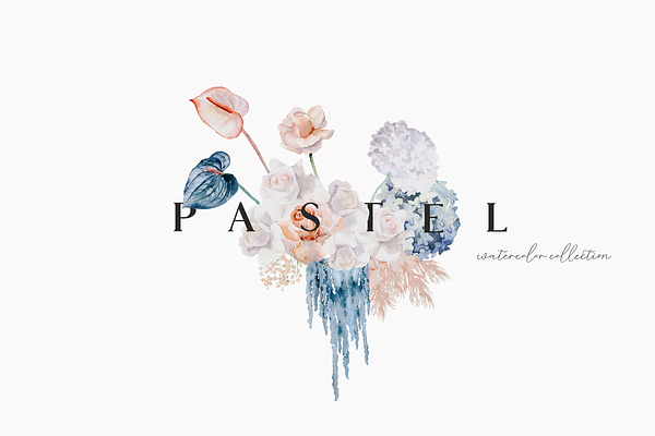 Pastel - watercolor collection