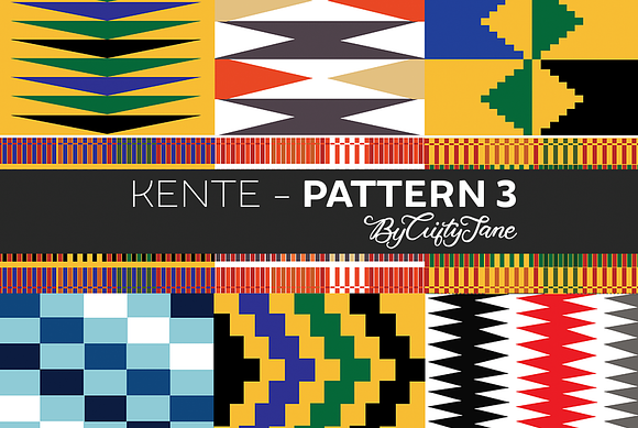 Vectorized Kente Patterns Set 3 in Patterns - product preview 12