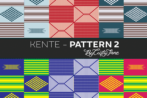 Vectorized Kente Patterns Set 2 in Patterns - product preview 6