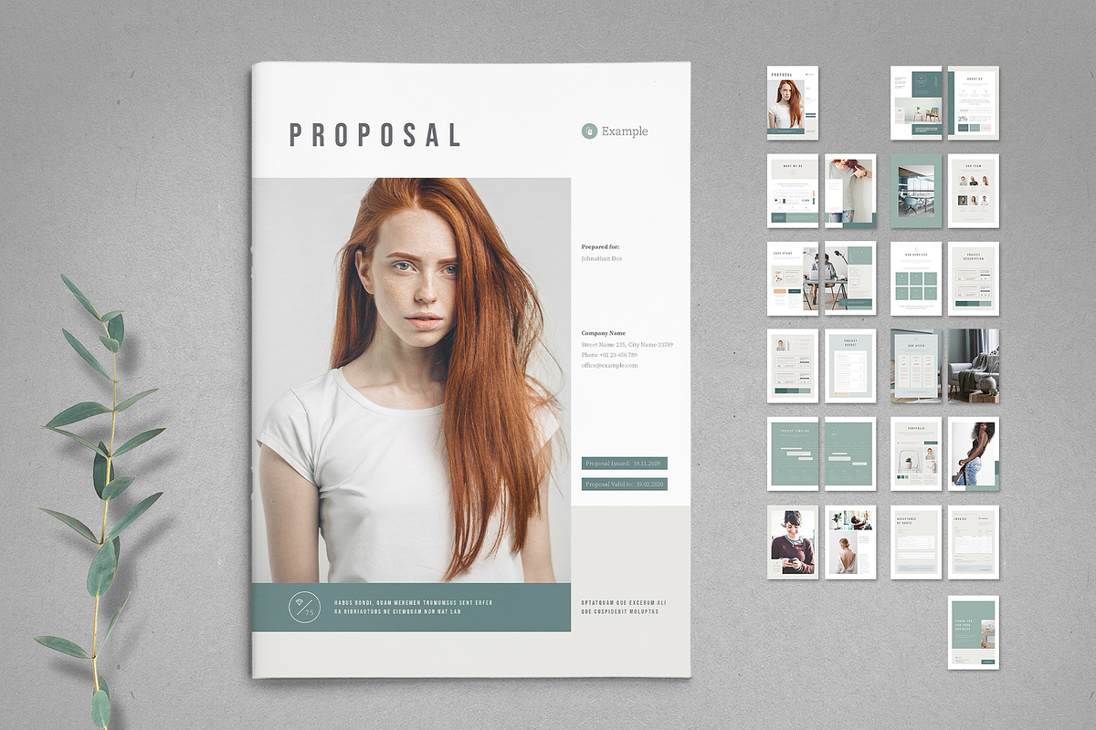 Proposal Vol. 25 in Brochure Templates - product preview 8