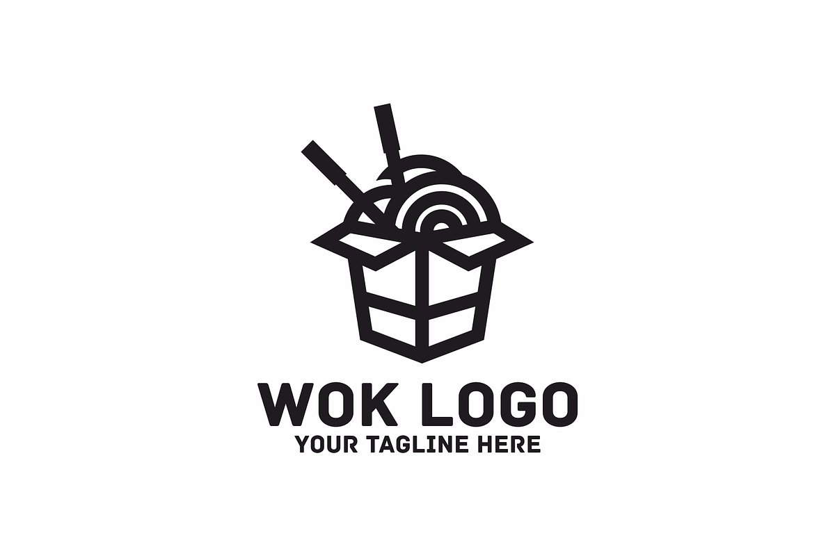 Wok Logo in Logo Templates - product preview 8