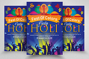 Holi Festival Of Color Flyer/Poster