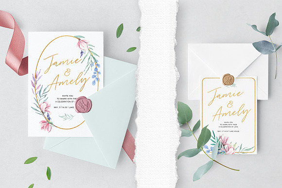 Watercolor Botanical Set in Illustrations - product preview 5