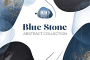 Blue Abstract Graphic Collection