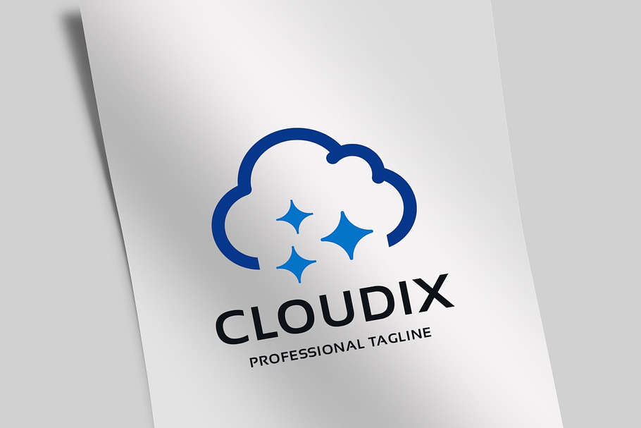Cloudix Logo in Logo Templates - product preview 8
