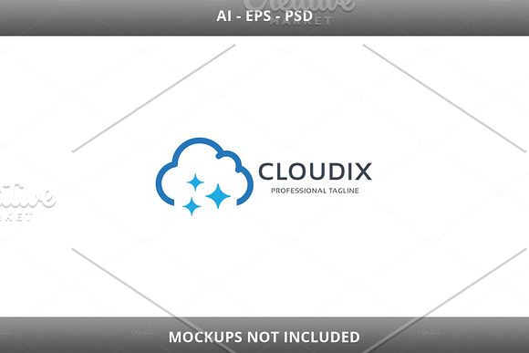 Cloudix Logo in Logo Templates - product preview 3