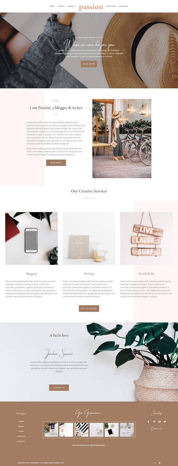 Passion Divi Child Theme Coaching in WordPress Business Themes - product preview 1
