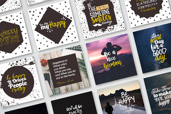 POP Typography Quotes in Instagram Templates - product preview 1