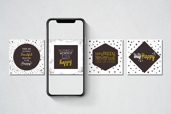 POP Typography Quotes in Instagram Templates - product preview 2