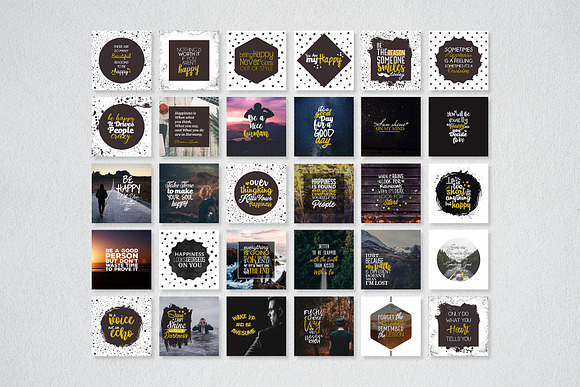 POP Typography Quotes in Instagram Templates - product preview 5