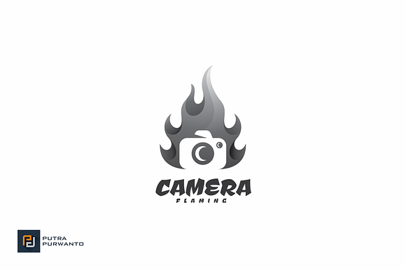 Camera Flaming - Logo Template in Logo Templates - product preview 1