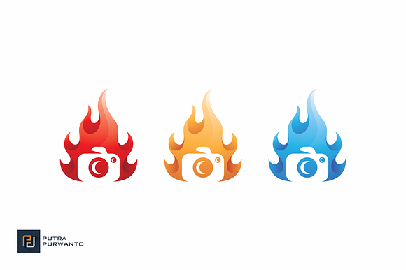 Camera Flaming - Logo Template in Logo Templates - product preview 2