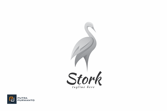 Stork - Logo Template in Logo Templates - product preview 1