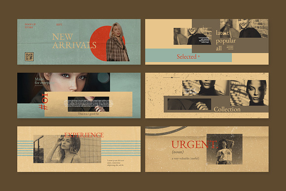 Vintage Facebook Cover Templates in Facebook Templates - product preview 2