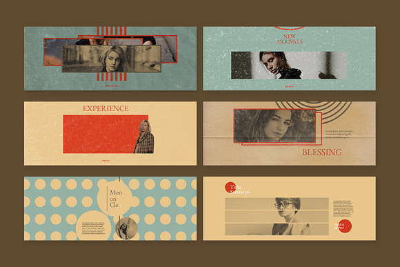 Vintage Facebook Cover Templates in Facebook Templates - product preview 5